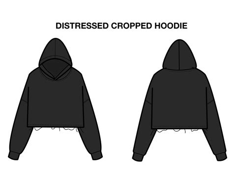 distressed hoodie mockup